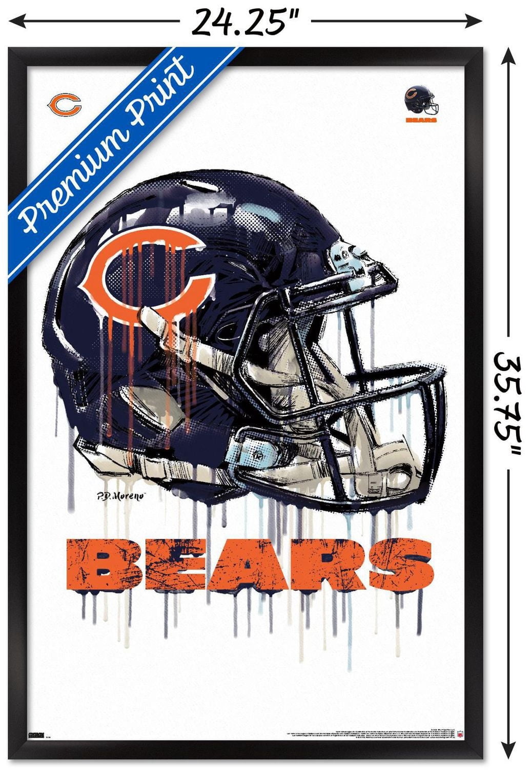 NFL Chicago Bears - Casque anti-goutte 20