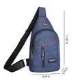 thumbnail image 3 of Vadktai Crossbody Sling Backpack , Sac à Bandoulière, Sac de Poitrine de Randonnée de Voyage, 3 of 7