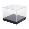 thumbnail image 1 of Milaget Acrylic Display Box Dustproof Assemble Countertop Box for Model Doll Toy 20cmx20cmx15cm, 1 of 7