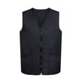 thumbnail image 1 of TOPTIE Adult Volunteer Work Vest Event Supermarket Apron Vests - Black, 1 of 8