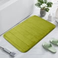 thumbnail image 1 of Boovnll Bathroom Rugs, Absorbent Thicken Non-Slip Backing Thick Velvet Floor Mat Kitchen Bathroom Foot Mat Solid Color Cotton Foot Mat 2Pc, Bath Mat, Bath Mats for Bathroom, 1 of 5