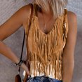 thumbnail image 2 of Plebaso Womens Print Tank Tops Ribbed Sleeveless Casual Tops Button up V Neck Slim Knit Tees for Women, 2 of 5