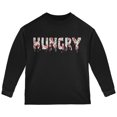 thumbnail image 1 of Halloween Hungry Zombie Pattern Toddler Long Sleeve T Shirt, 1 of 1