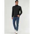 thumbnail image 4 of INSPIRE CHIC Men's Pullover Turtle Neck Long Sleeves Stretchy Slim Fit Tops, 4 of 7