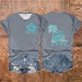 thumbnail image 2 of DPTALR T-Shirts Décontractés pour Femmes Col Rond Manches Courtes Hauts Confortables d'Été pour Femmes, 2 of 3