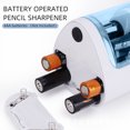 thumbnail image 4 of Battery Operated Pencil Sharpener for Colored Pencils 6-12mm, Heavy Duty Automatic Sharpener with Two Hole Design, Portable Electric Device for Office School Artists Adults Easy to, 4 of 5