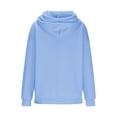 thumbnail image 4 of Besolor Womens Plus Size Hoodies Long Sleeve Drawstring Pullover Tops Casual Loose Fall Winter Hooded Sweatshirts, 4 of 6