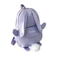 thumbnail image 2 of Wolfast Childrens Solid Color Small Backpack Boys And Girls Schoolbag Lightweight Student Schoolbag Personalized Bunny Backpack, 2 of 2