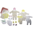 thumbnail image 1 of Bambini Newborn Baby Girl 23 Pc Layette Baby Shower Gift Set, 1 of 3
