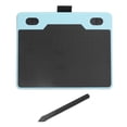 thumbnail image 3 of Graphics Drawing Tablet, Ergonomic Design Animation Tablet Plug and Play  for Desktop White,Blue,Pink, 3 of 7