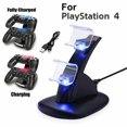 thumbnail image 4 of kurtrusly Station de Recharge à Deux Ports USB pour Manettes, Support de Station d'Accueil de Remplacement pour Manette PS4, 4 of 6
