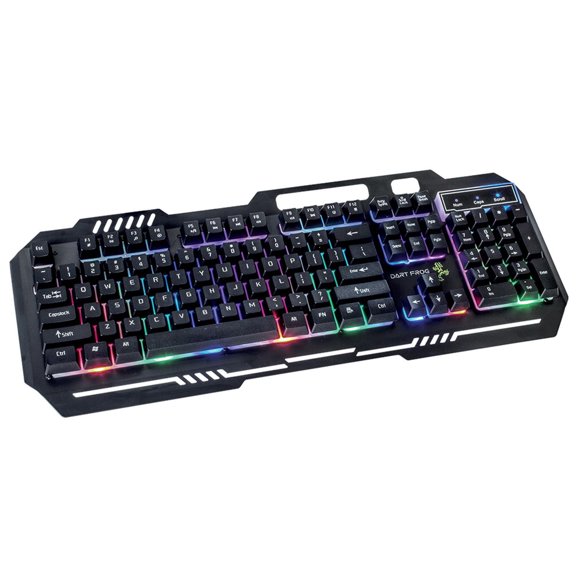 Clavier de jeu Dart Frog RVB filaire - Noir