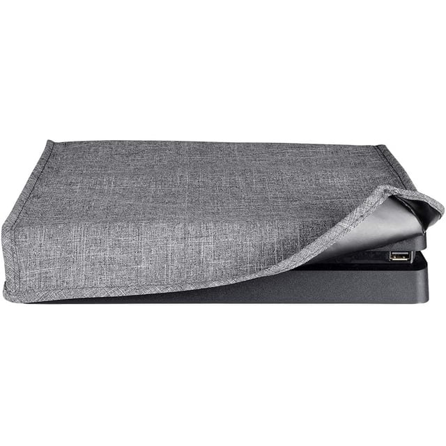 Horizontal Dust Cover for PS4 Slim Soft Neat Lining Dust Guard, Anti Scratch Waterproof Cover Protector Sleeve
