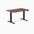thumbnail image 1 of Desky Dual Softwood Sit Stand Desk - American Rustic Pine / 48 x 30 Inches / Matte Black, 1 of 10