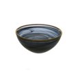thumbnail image 1 of Classic Touch CB346 6.25 in. Black Alabaster Bowl with Gold Rim, 1 of 1