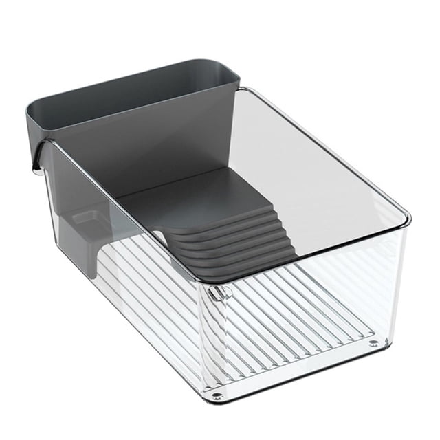 Milaget Small Turtle Tank Enclosure Reptile Habitat for Small Reptiles Crabs Turtles Black