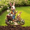 thumbnail image 3 of Nouveau Piquet de Jardin Tendance Lapin de Pâques Jardin Piquet de Jardin de Pâques Décoration de Pâques Rétro Lapin de Pâques Oeuf de Pâques Logo de Jardin Décoration de Pâques Extérieure Lapin de Pâques Oeuf de Pâques Lo de Pâques, 3 of 3