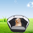 thumbnail image 3 of Enclos pour Chiot Exercice Extérieur Imperméable Clôture de Jardin Intérieur pour Petit Sans Couverture, 3 of 7