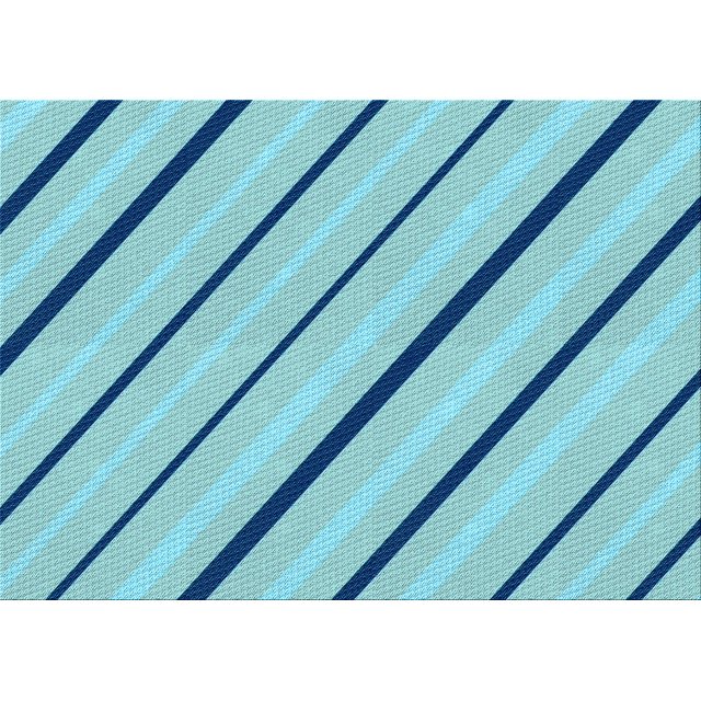 Ahgly Company Machine Washable Indoor Rectangle Transitional Blue Ivy Blue Area Rugs, 2' x 3'