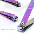 thumbnail image 2 of 18 In 1 Manicure and Pedicure Set  Men‘s Grooming Kit  Gift Manicure Grooming Set Black, 2 of 8