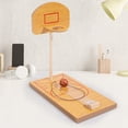 thumbnail image 3 of Ensemble de Jeux de Basketball en Bois Mini Jeu de Basketball Créatif Drôle Jeux de Bureau pour Nouveauté Anti-Stress Interaction Parent-Enfant Jouet de Bureau Jeux de Bureau Mini Anneaux de Basketball des, 3 of 7