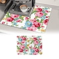 thumbnail image 1 of Coffee Bar Mat Accessories For Countertop Flower Absorbent Hide Stain Rubber Dish Drying Mats For Kitchen Counter Draining Pad Decor Gift Fit Under Coffee Maker, 1 of 9