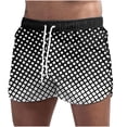 thumbnail image 1 of Swimming Trunks for Men,Mens Swimming Trunks,Mens and Womens Five-Point-Drying Drawstring Printing Breathable Sports Surfing Seaside Vacation Beach Trunks Swimming Trunks, 1 of 3