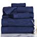 thumbnail image 3 of Bedford Home 67A-31169 Ribbed Cotton 10 Piece Towel Set - Navy, 3 of 10