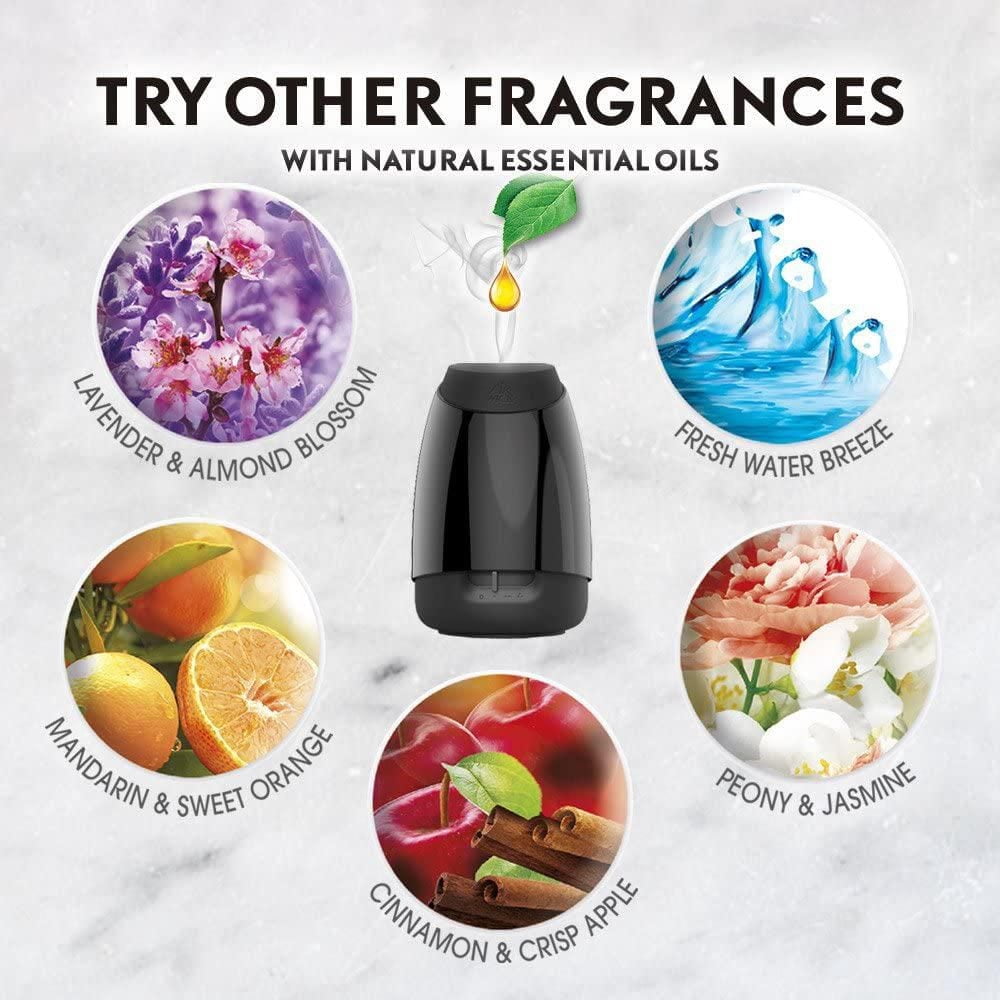 Ensemble de diffuseur d'huile parfumée Air Wick Essential Mist, Vanille, 1 diffuseur + 1 recharge, 1 unité