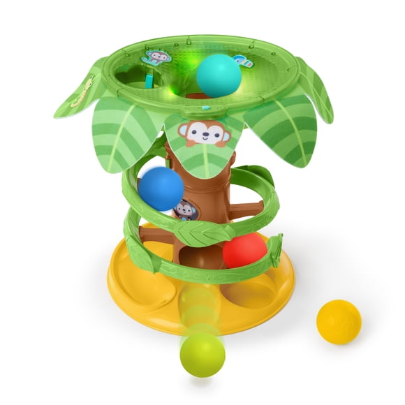 Jouet Balle Tropical Twirl de Bright Starts, groupe d'âge: 6M+ - 16826