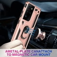 thumbnail image 3 of Étui Classique avec Béquille pour Samsung Galaxy S23 5G, Support Anneau de Caméra Intégré Ajustable, Protection de Qualité Militaire, Étui Arrière en Acrylique Résistant aux Rayures avec Anneau, Étui Samsung S23, 3 of 6