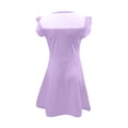 thumbnail image 4 of Robes d'Été Décontractées pour Filles Robe de Fête pour Enfants Manches à Volants en Maille Design en Ligne avec Poches pour 4 à 11 Ans, 4 of 4