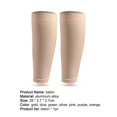 thumbnail image 3 of CUITING 2 Pcs Manchons de Jambe Élastiques Bande Protectrice Respirante de Compression pour Mollet pour Sports de Plein Air Rose, 3 of 8