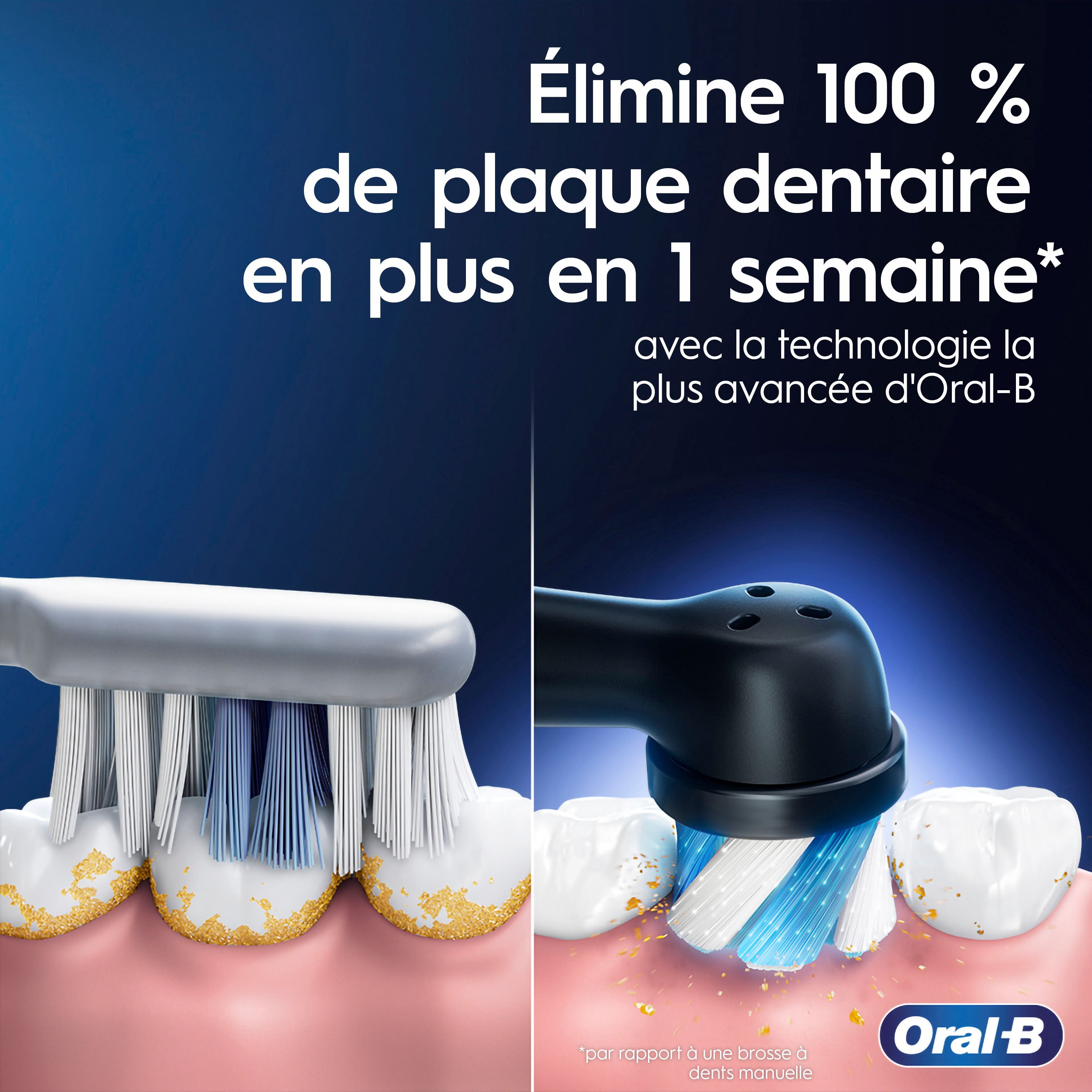 Oral-B iO Série 5 Soin des Gencives et des Dents Sensibles Brosse à Dents Électrique avec Tête de Brosse, Rechargeable, Blanc