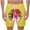 Yellow, variant on Mens Sleep Shorts Men's Funny Print Shorts Drawstring Pockets Sports Leisure Holiday Beach Pants Shorts Pants Best Men'S Workout Shorts on Clearance
