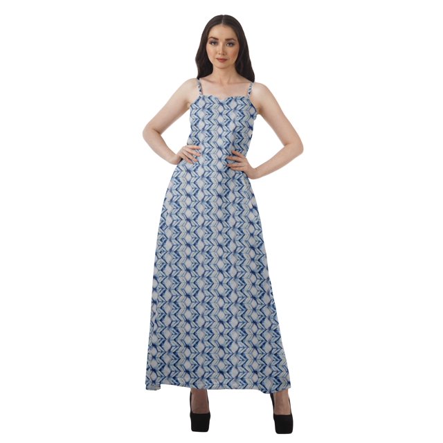 Moomaya Sleeveless Womens Cocktail Dresses Printed Rayon Plus Size Dress