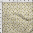 thumbnail image 4 of oneOone Cotton Poplin Yellow Fabric Florals Sewing Craft Projects Fabric Prints By Yard 42 Inch Wide, 4 of 4