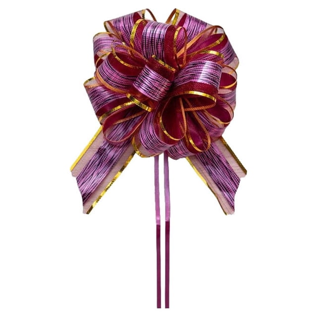 Pull Bows Ribbon for Gift Wrapping Festive Wedding Decoration Wear-resistant Gifts Baskets Multifunctional Christmas Present Wine Red