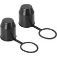thumbnail image 1 of Towball Cover for Car Truck Boat, High-Quality Plastic Material Drawbar Protection Easy to Install, Universal Rv Trailer Hitch Ball Cover Waterproof and Dustproof (2Pcs), 1 of 5