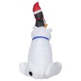 thumbnail image 4 of Christmas Airblown Polar Bear Scene, 4 of 6