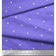 thumbnail image 2 of Soimoi Velvet Fabric Dot & Floral Artistic Decor Fabric Printed Yard 58 Inch Wide, 2 of 5