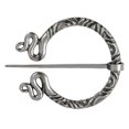 thumbnail image 3 of Broche en Spirale Penannulaire Rétro Foulard Châle Épingle Antique 3, 3 of 6
