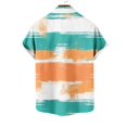 thumbnail image 5 of Styesk T-Shirts pour Homme Mode Décontractée Imprimé Poche Bouton Manches Courtes Col Rabattu Blouse Chemise, 5 of 5