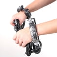 thumbnail image 3 of Halloween Prop Plastic Wrist Shackles Prison Handcuffs Costume Party Trick Prop, 3 of 8