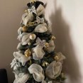thumbnail image 1 of Meitianfacai New Christmas Tree Decoration Mesh Ribbon Christmas Decorations Hangings Silk Mesh, Gold, 1 of 6