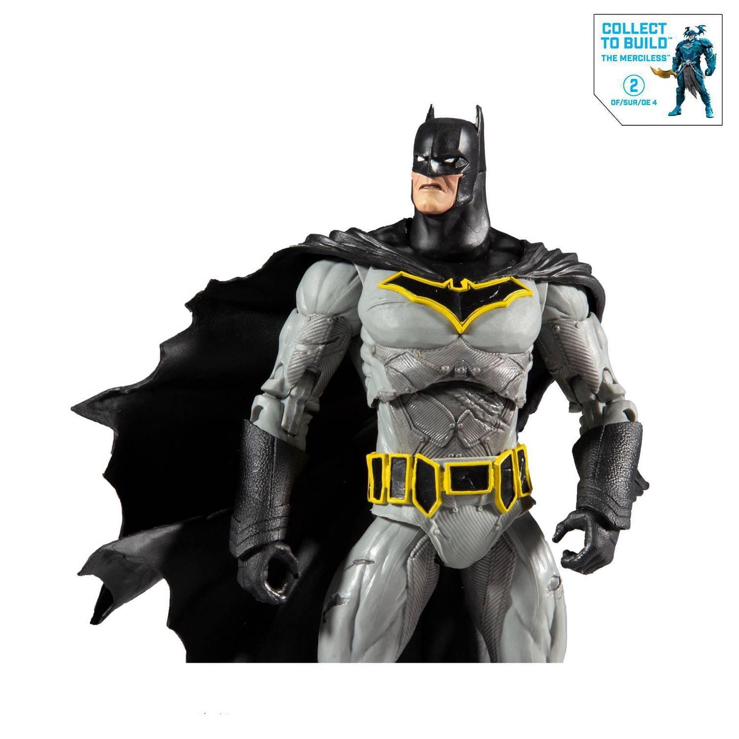 McFarlane Toys - DC Multiverse - Figurine Batman (Dark Nights : Metal) avec pièces pour la figurine "The Merciless"