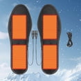 thumbnail image 4 of Hearth & Gear USB Heated Insoles Gender Neutral Velvet Inner Heaters Heat The Soles Of Shoes Suitable For Cold Weather under Desk Elliptical Pedal Exercises Bands for Men Exercise Bands Resistance, 4 of 7