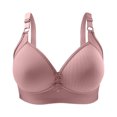 thumbnail image 2 of TopLLC Bras for Women Everyday Bras Woman's Solid Color Comfortable Hollow Out Perspective Bra Underwear No Rims, 2 of 3
