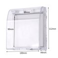 thumbnail image 3 of Type 86 -Proof And Sticky Transparent Protective Cover Perforation- Self- 3 Piece Sofa Cover Set Outdoor Sofa Covers Recliner Covers for Large Recliner Garden Fabric All Purpose Garden Fabric Large, 3 of 4