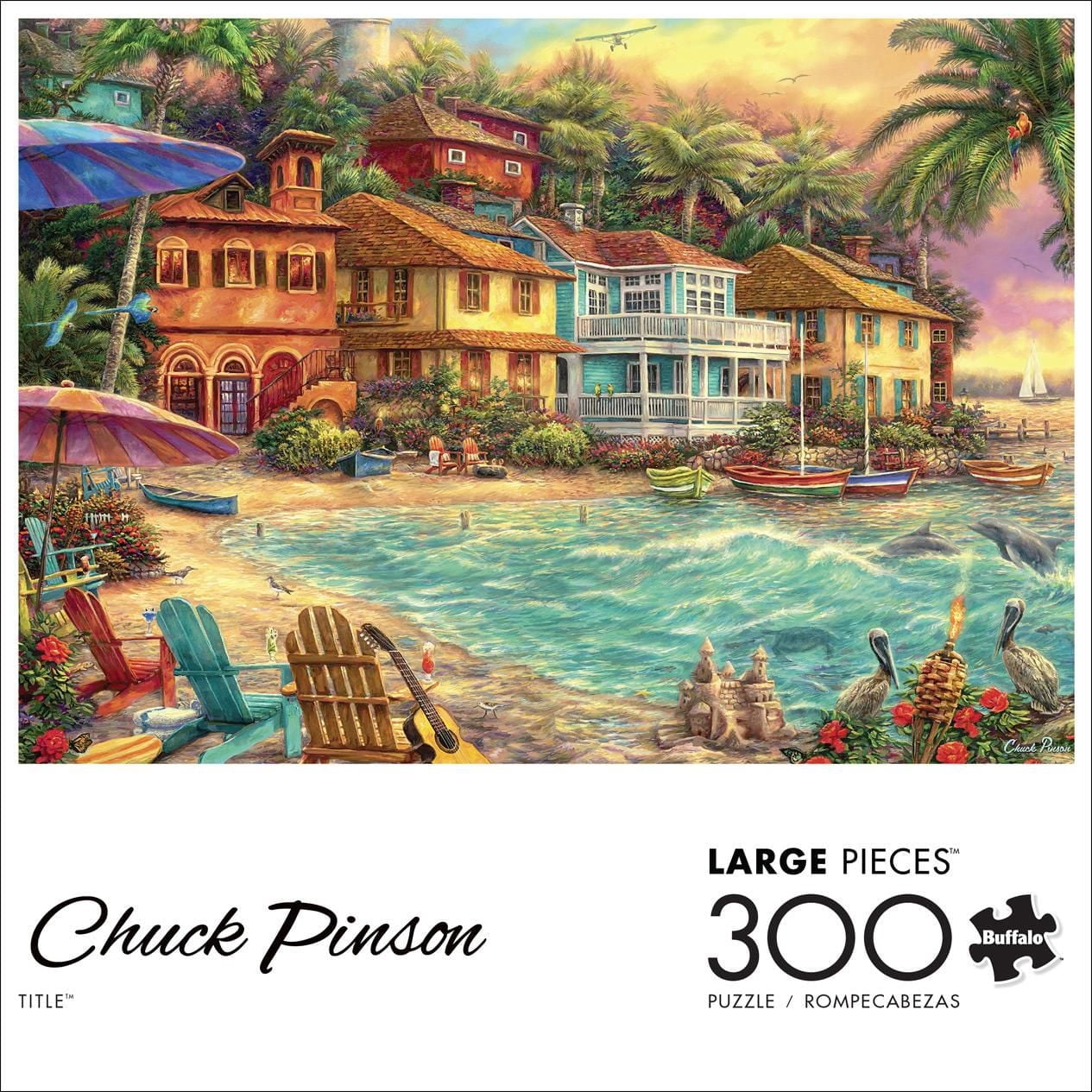 Buffalo Games - Le puzzle Chuck Pinson - Island Time - en 300 pièces